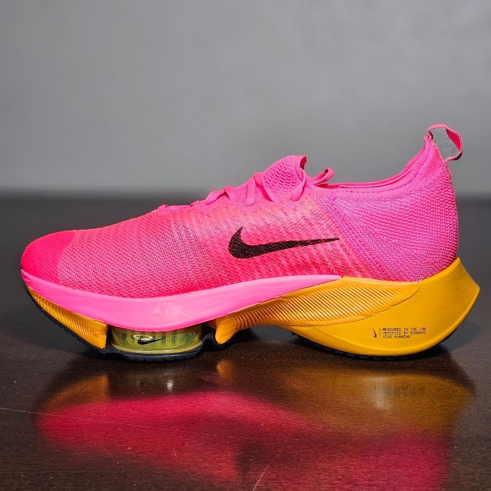 Nike Air Zoom Tempo Next% Flyknit Running Shoes Men's 8 Hyper Pink CI9923-600 - Picture 4 of 16